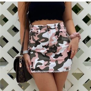 Guess Women's multi Skirt and denim mini skirt Size S